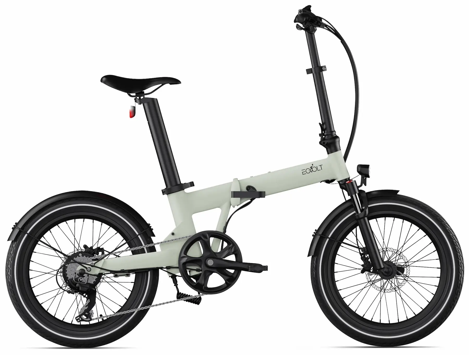 Elektrische Vouwfiets 20 Inch lichtgewicht 19kg Eovolt Afternoon Groen