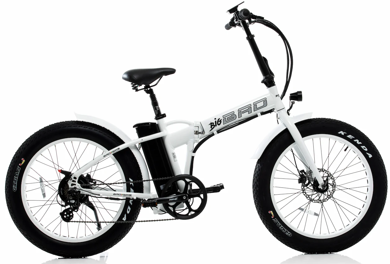 Elektrische Fatbike Vouwfiets 24 Inch Speed Pedelec BIG BAD 500W Wit