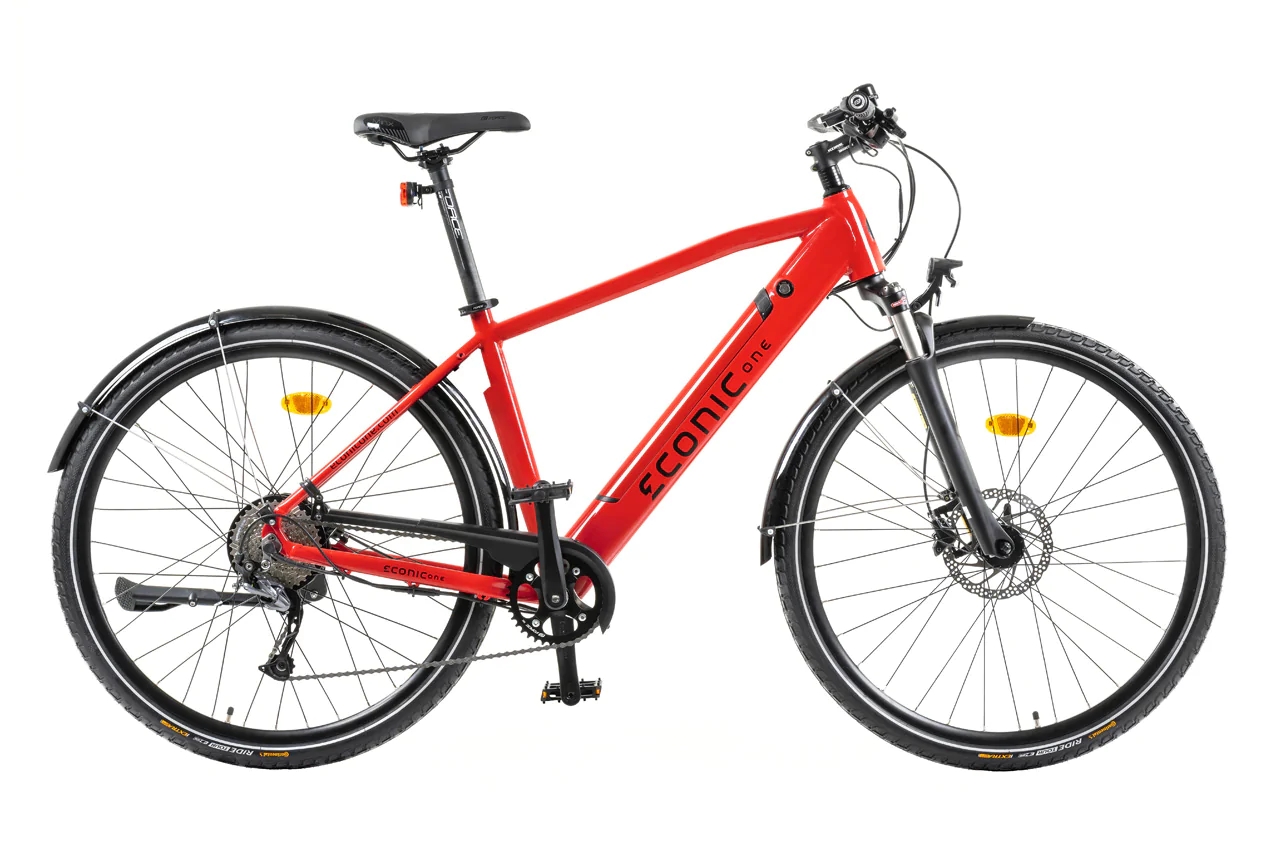 Elektrische Fiets Heren 28 Inch Econic One Urban L 48cm Rood