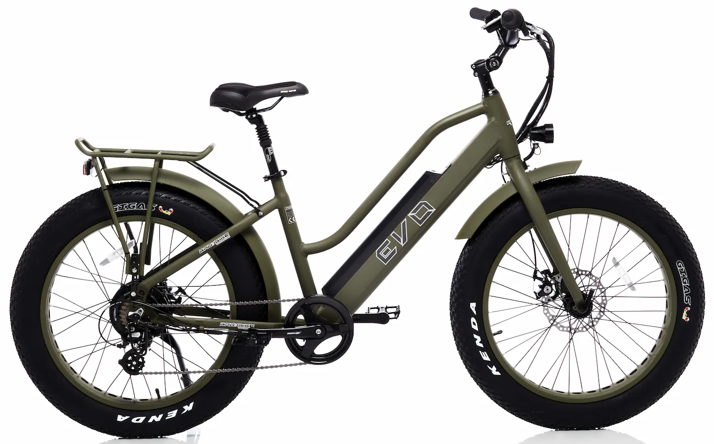 Elektrische Fatbike lage instap 24 Inch Bad Bike EVO 250W Groen