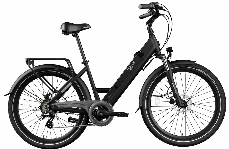 Elektrische Fiets Dames Smart 26 Inch Legend Milano 10.4ah accu Zwart