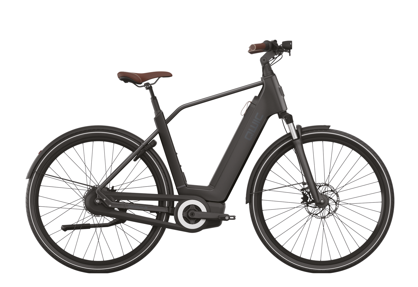 Qwic Premium Q MN8 Herenfiets Asphalt black XL