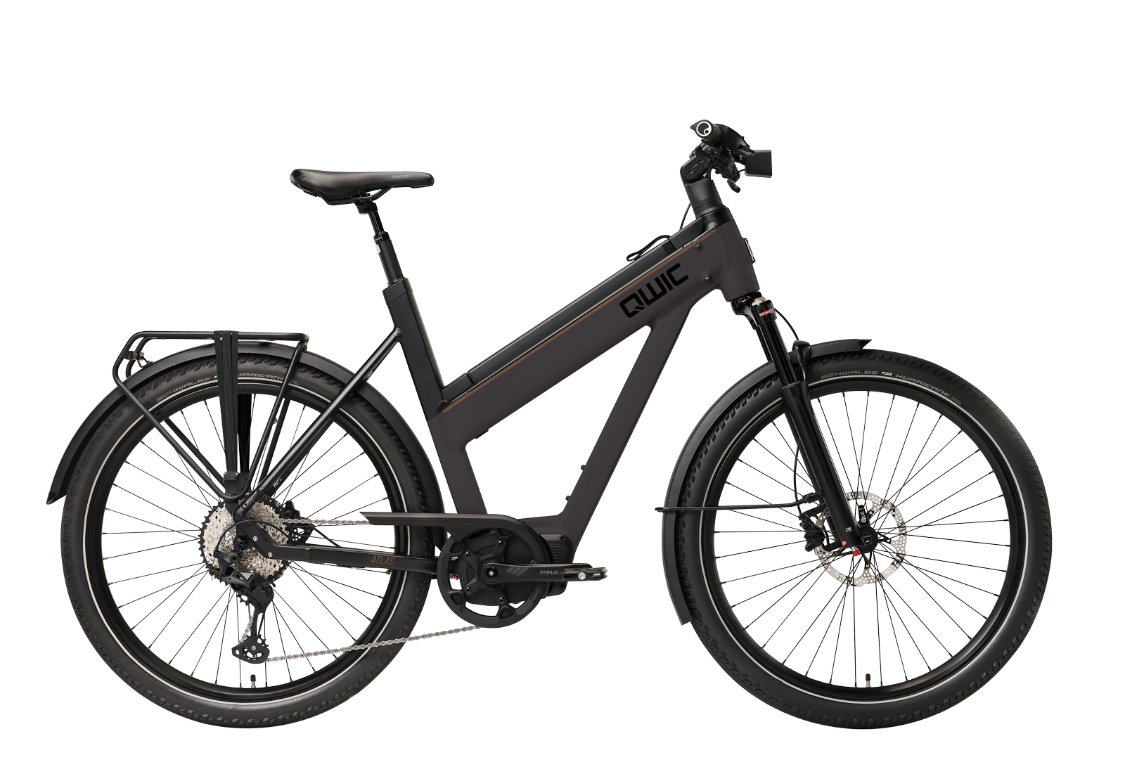 Qwic Atlas Herenfiets Jet Black L