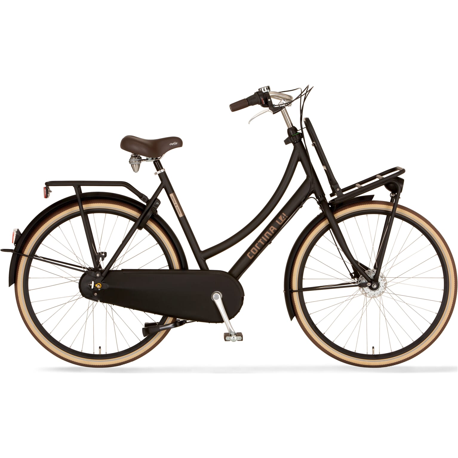 Cortina U4 Damesfiets 50 cm Jet Black Matt ND7
