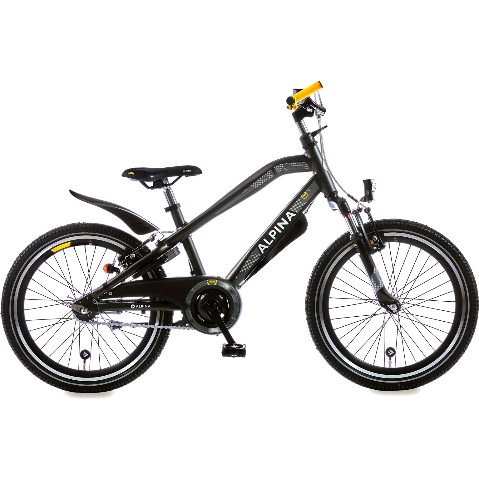 Alpina Trial Jongensfiets 20 inch Space Black Matt