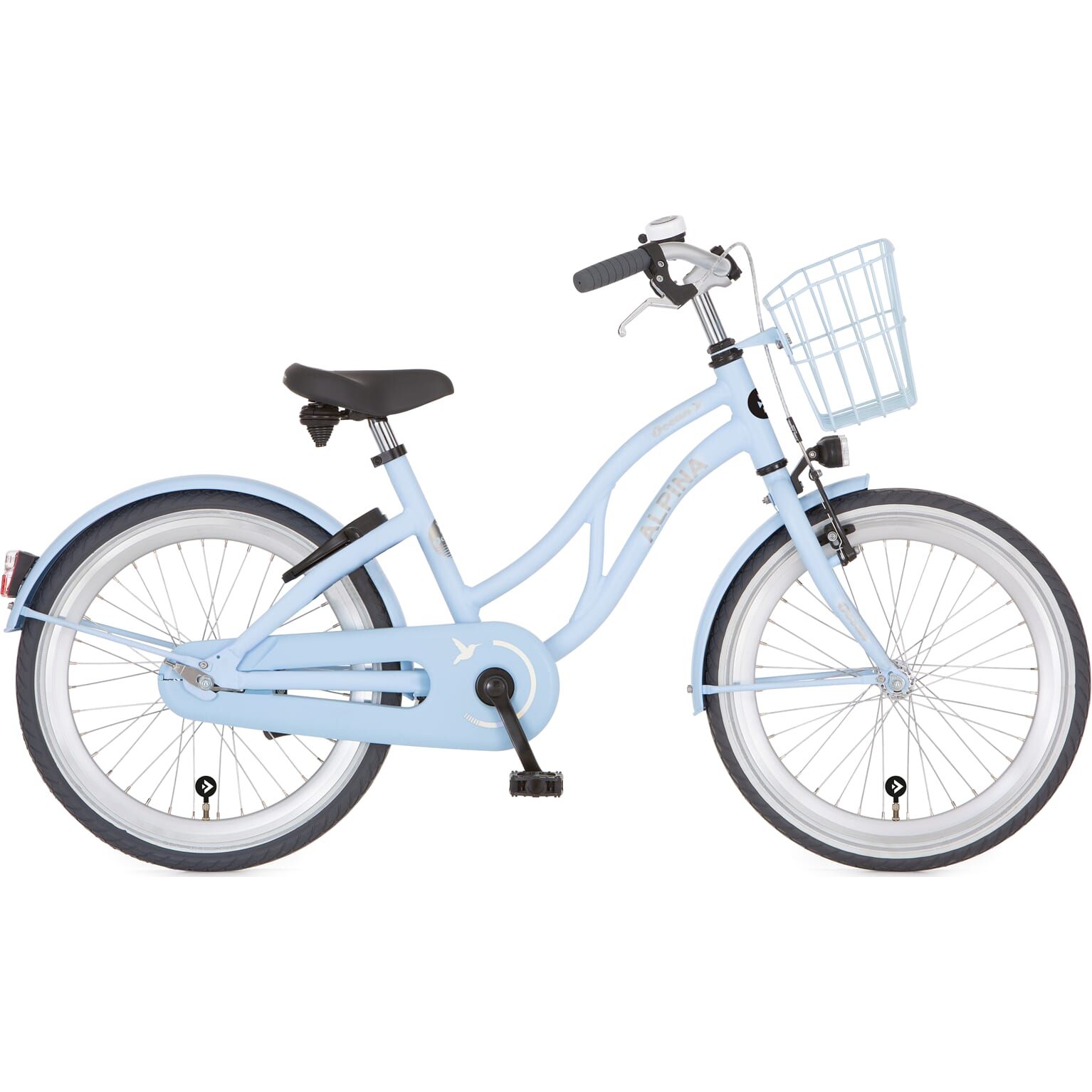 Alpina Ocean Meisjesfiets 20 inch Ice Blue Matt