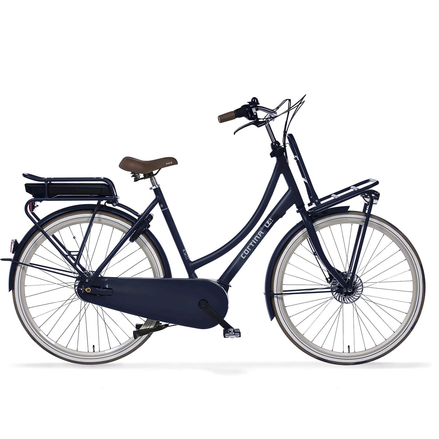 Cortina E-U4 Damesfiets 50 cm Royal Dark Blue Matt RB7 ActiveLine plus Middenmotor