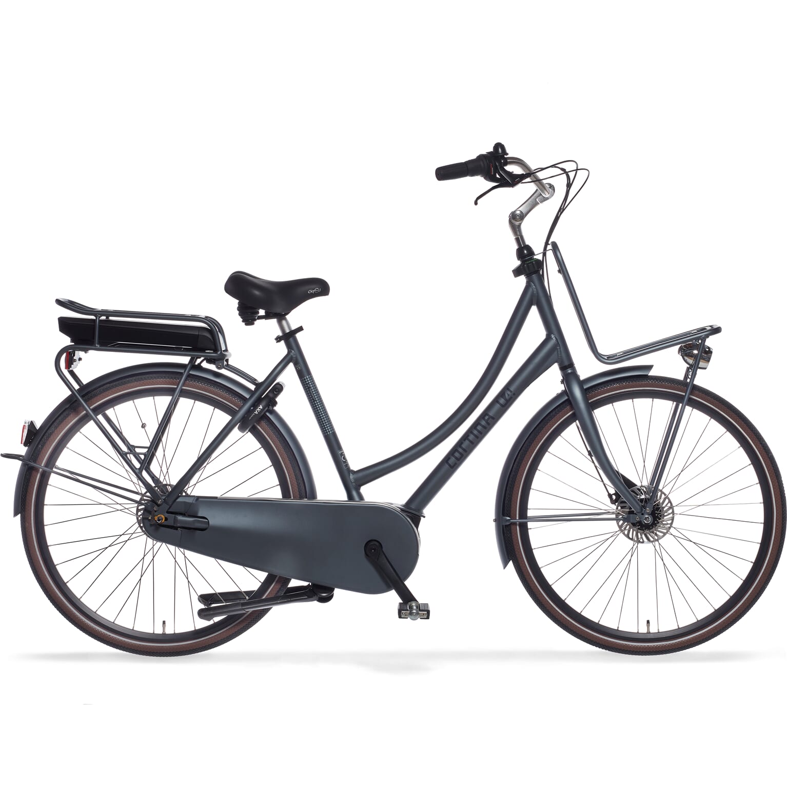 Cortina E-U4 Family-fiets 50 cm Irestone Pearl Matt RB7 Activeline Middenmotor