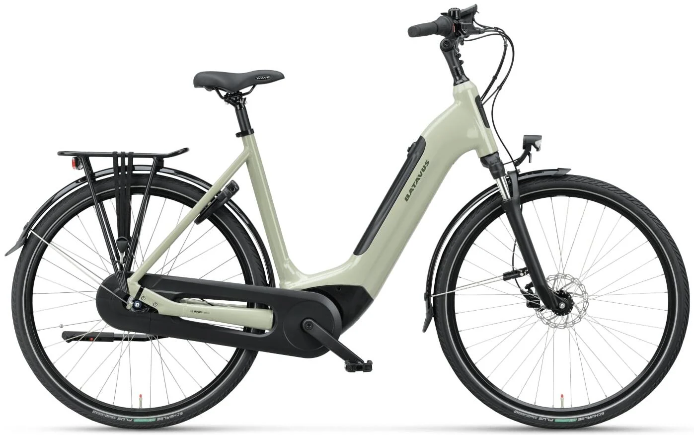 Batavus Altura E-Go Pro Elektrische damesfiets Bosch middenmotor groen 56cm