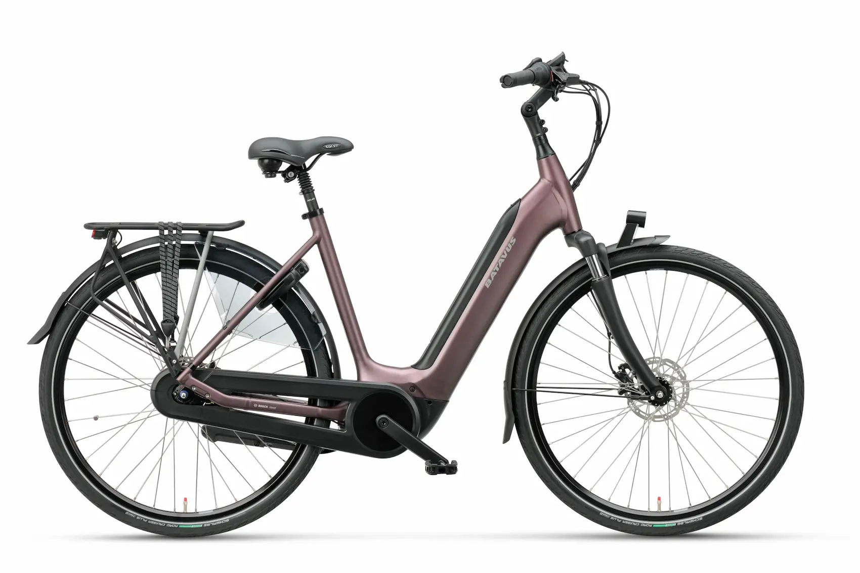 Batavus Finez E-go Power 625 2023 Elektrische damesfiets Bosch roze 57cm