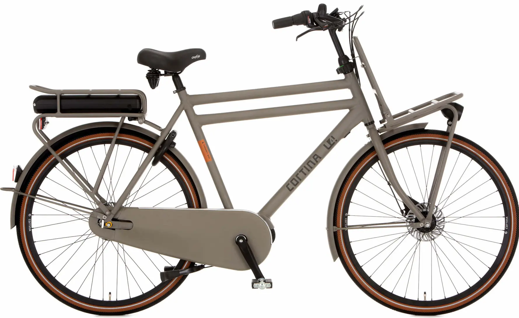 Hollandrad Elektrische herenfiets 28 inch middenmotor Retro Cortina E-U4 TS 450Wh