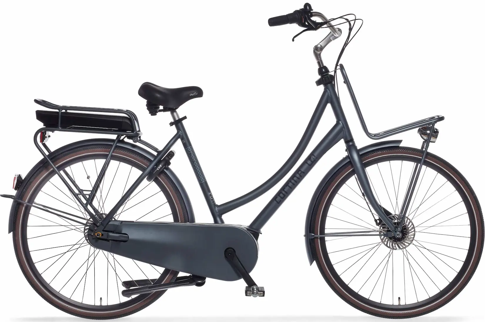 Cortina E-U4 Transport Family Elektrische damesfiets blauw 50cm 500Wh