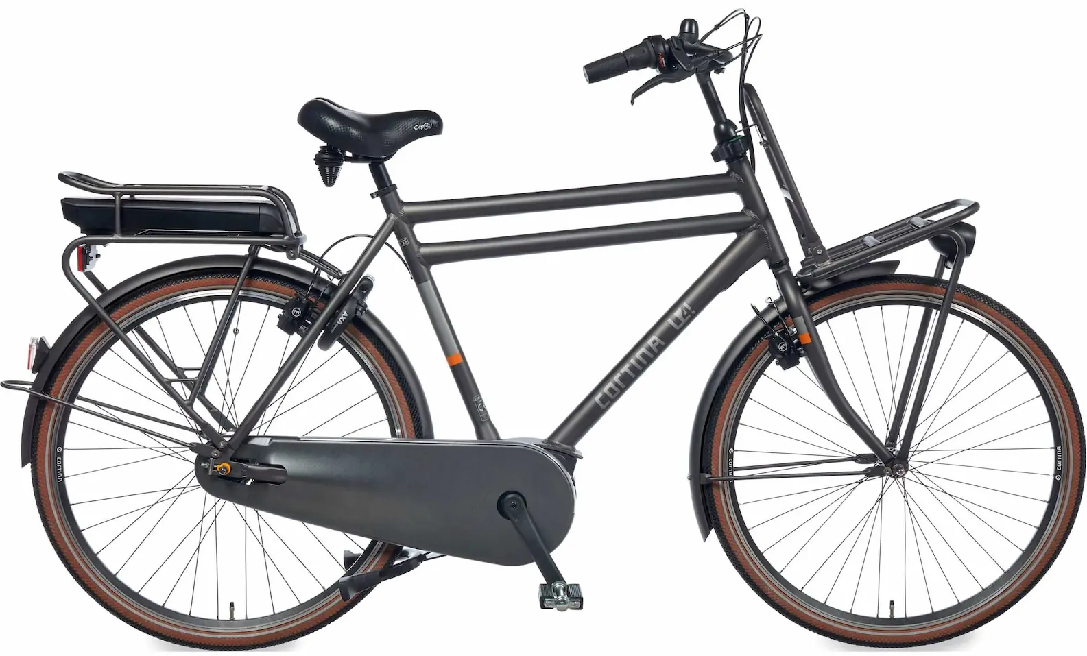 Hollandrad Elektrische herenfiets 28 inch Bosch middenmotor Cortina E-U4 TS 500Wh 53cm