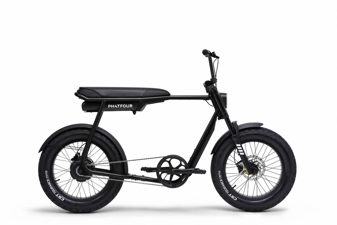 Elektrische Fatbike Phatfour FLX Zwart 500Wh