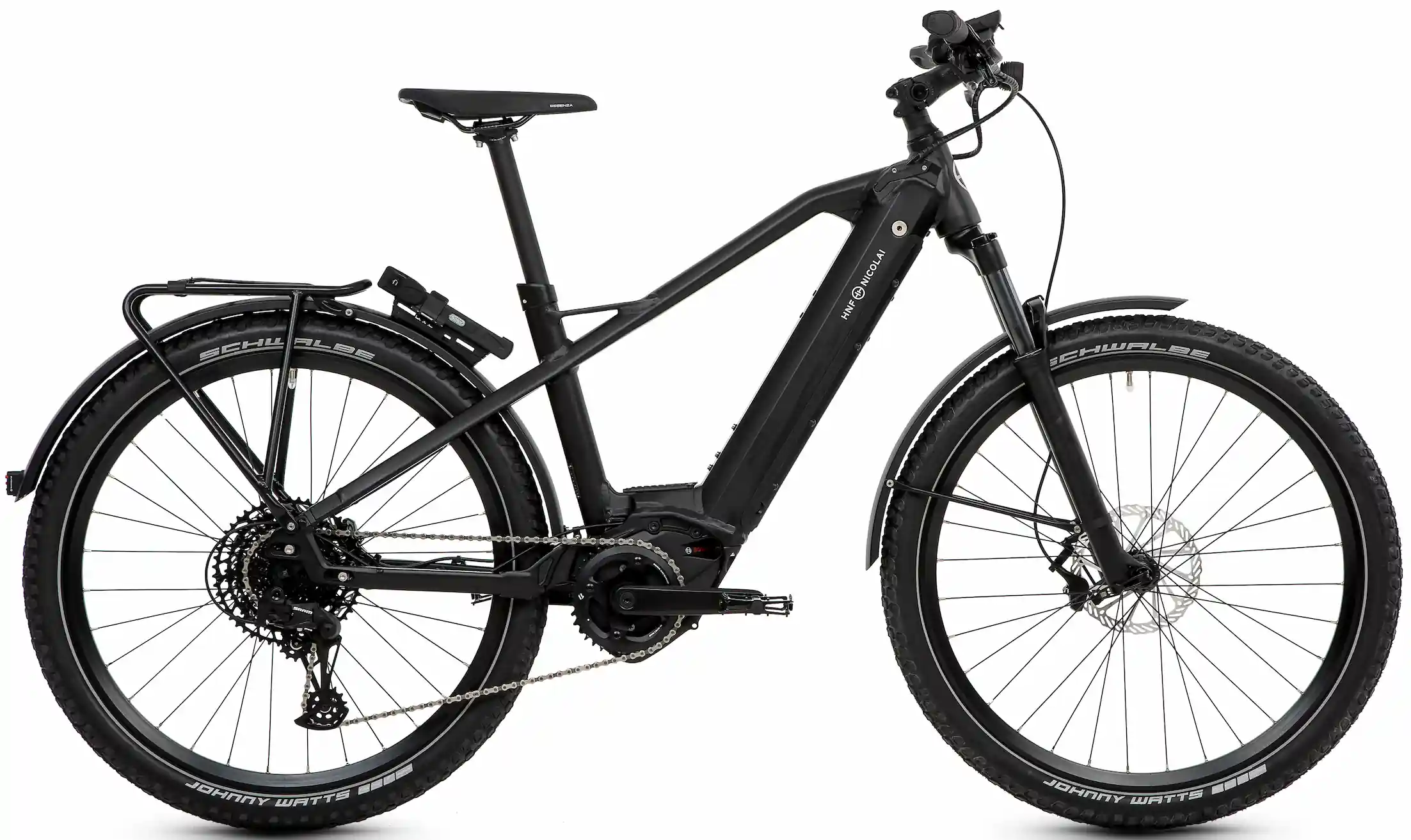 HNF Nicolai XD3 Adventure E Mtb Hardtail Bosch Middenmotor Zwart L