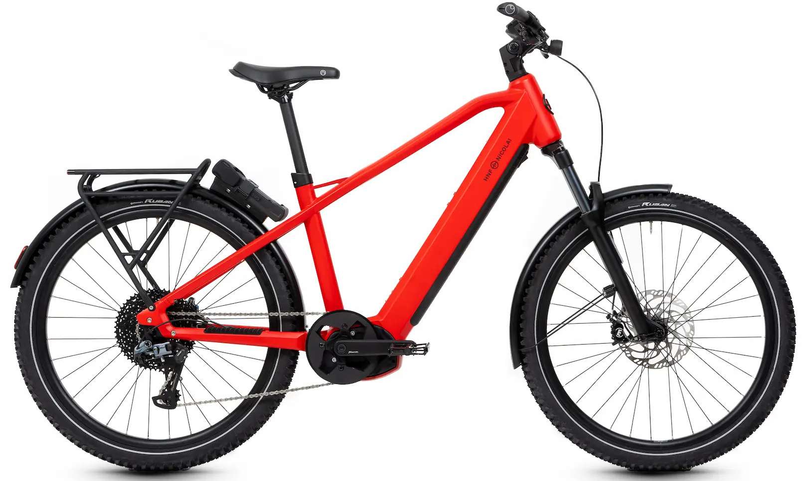 HNF Nicolai XD4 Adventure Elektrische Herenfiets Bosch Rood M