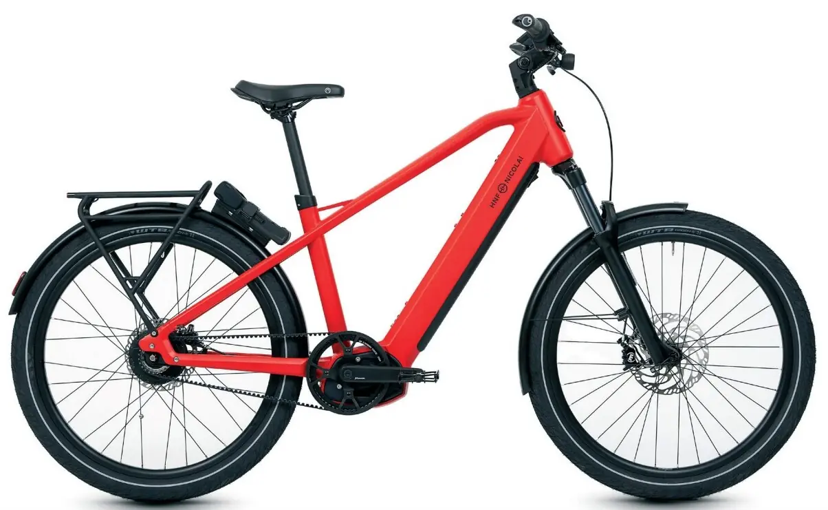 HNF Nicolai XD4 All-Terrain Elektrische Herenfiets Bosch Enviolo Rood L