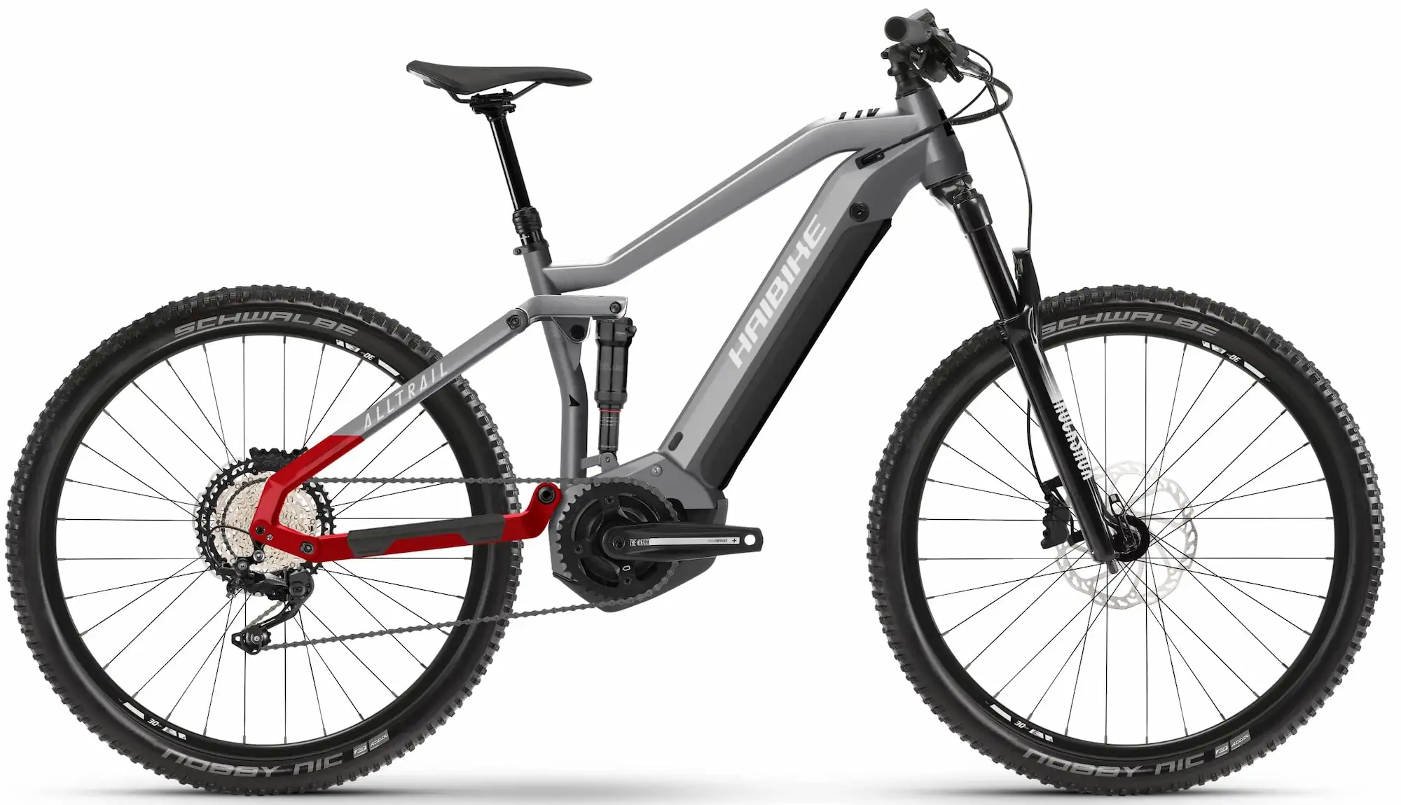 Haibike ALLTRAIL 5 29 Elektrische Mountainbike Full Suspension Grijs 44cm
