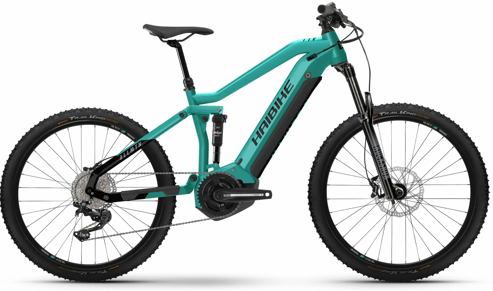 Haibike AllMtn 1 Elektrische Mountainbike Full Suspension Turquoise 44cm