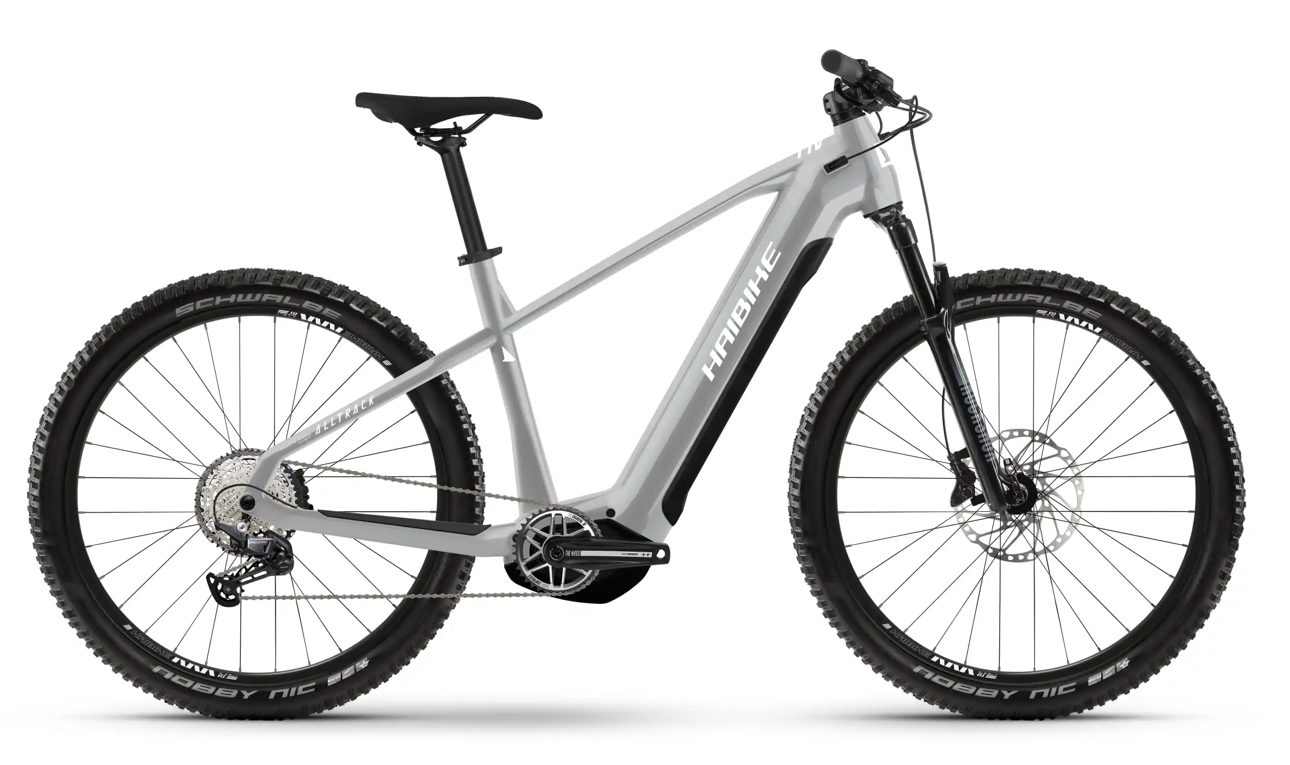 Haibike AllTrack 7 27,5 inch Elektrische Mountainbike middenmotor grijs 40cm