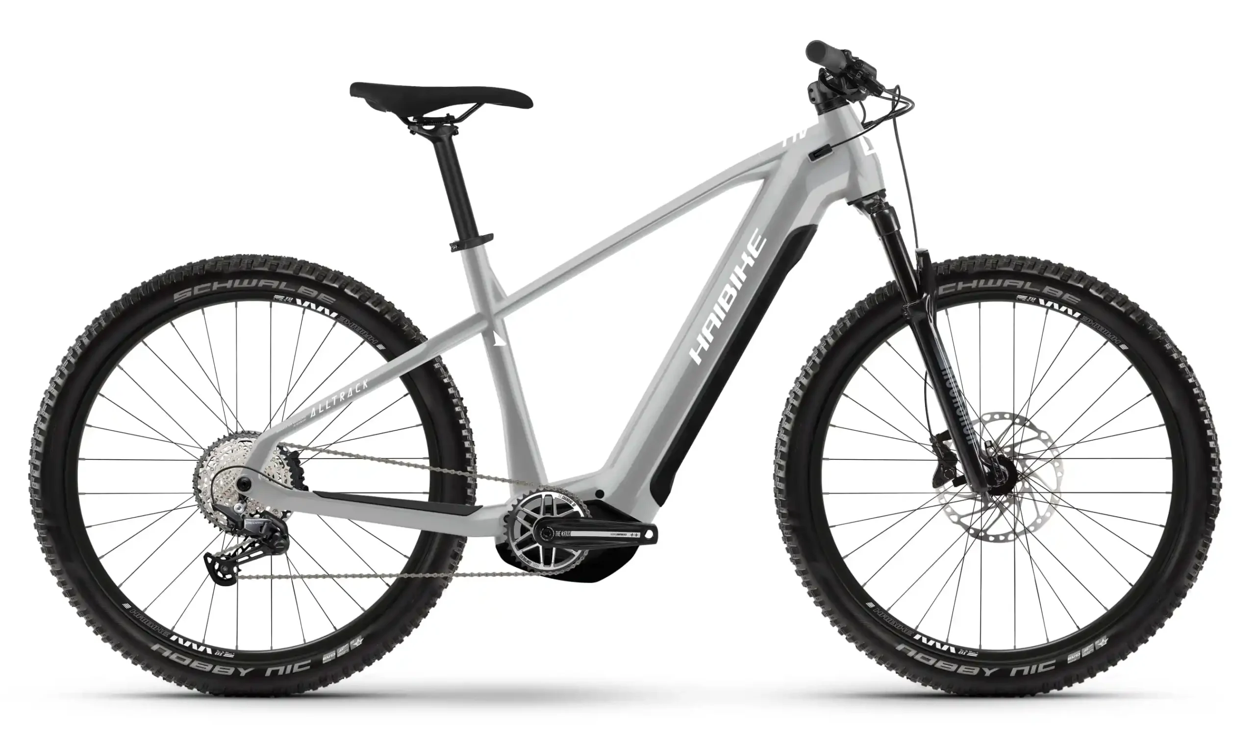 Haibike AllTrack 7 29 inch Elektrische Mountainbike middenmotor grijs 55cm