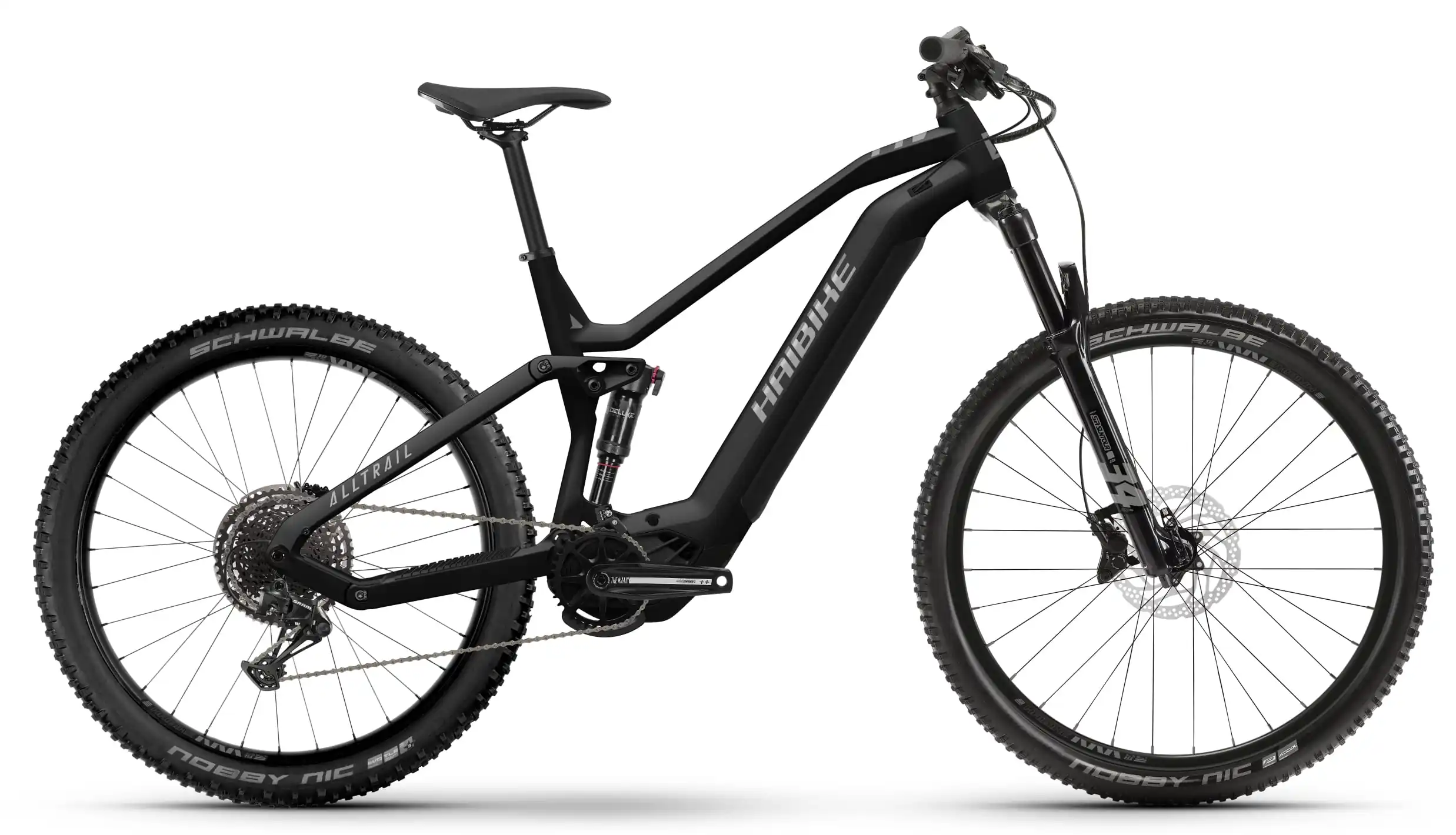 Haibike AllTrail 3 Elektrische Mountainbike Full Suspension Zwart M