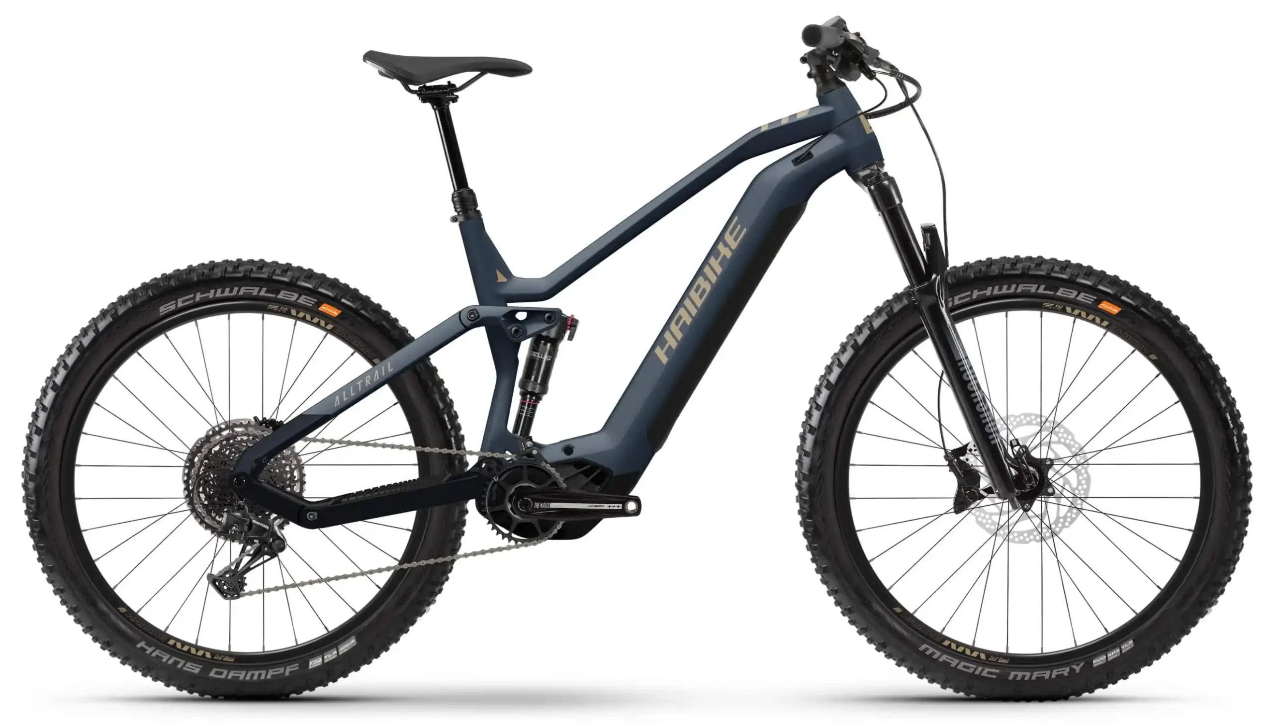 Haibike AllTrail 6 Elektrische Mountainbike Full Suspension 29"Blauw L