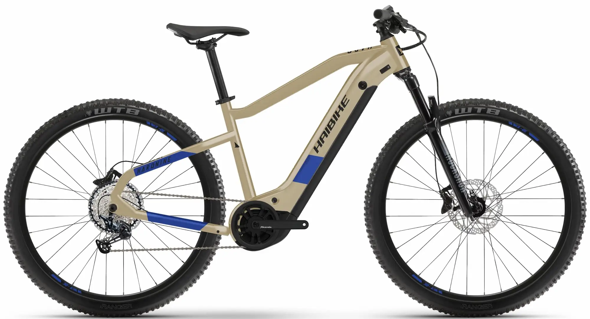 Haibike HardNine 7 2022 Elektrische Mountainbike heren Yamaha 29"goud 51cm