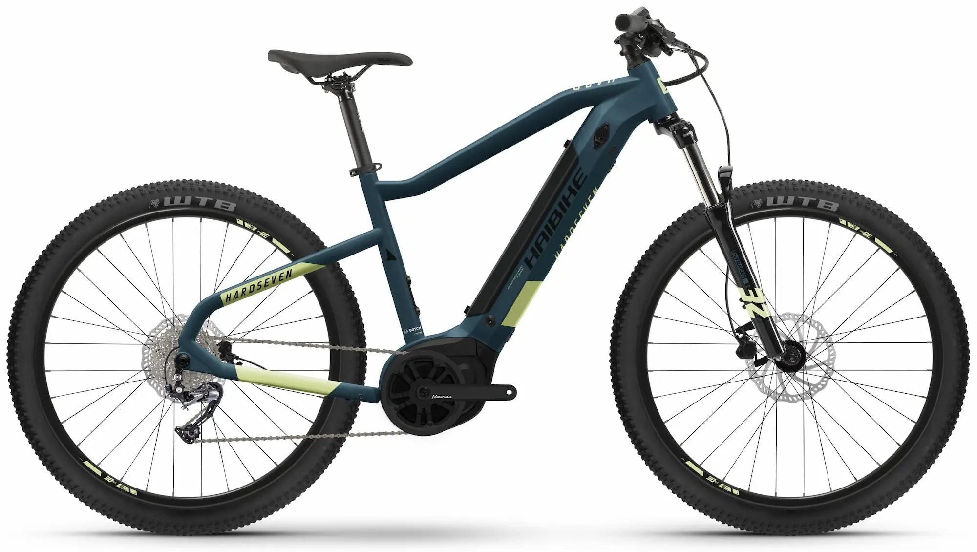 Haibike HardSeven 5 2022 Elektrische Mountainbike heren Bosch 27,5"blauw 47cm
