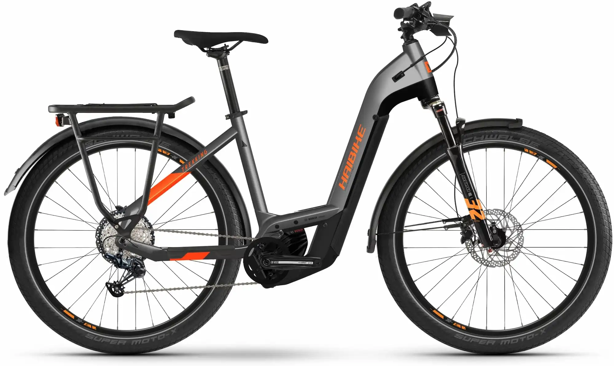 Haibike Trekking 10 Sportieve Elektrische Fiets Dames Bosch CX 27,5"50cm