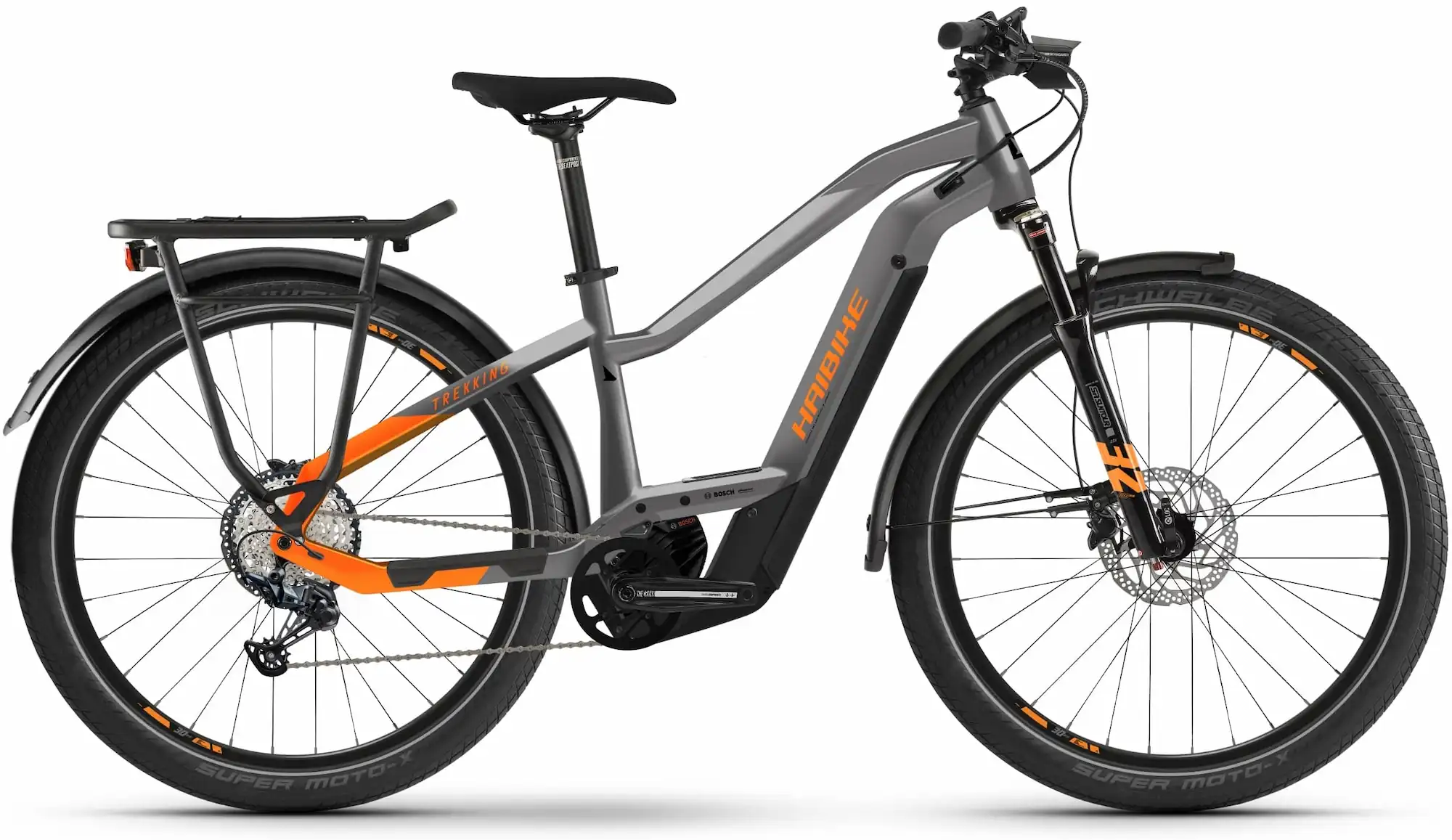 Haibike Trekking 10 Sportieve Elektrische Fiets Bosch CX 27