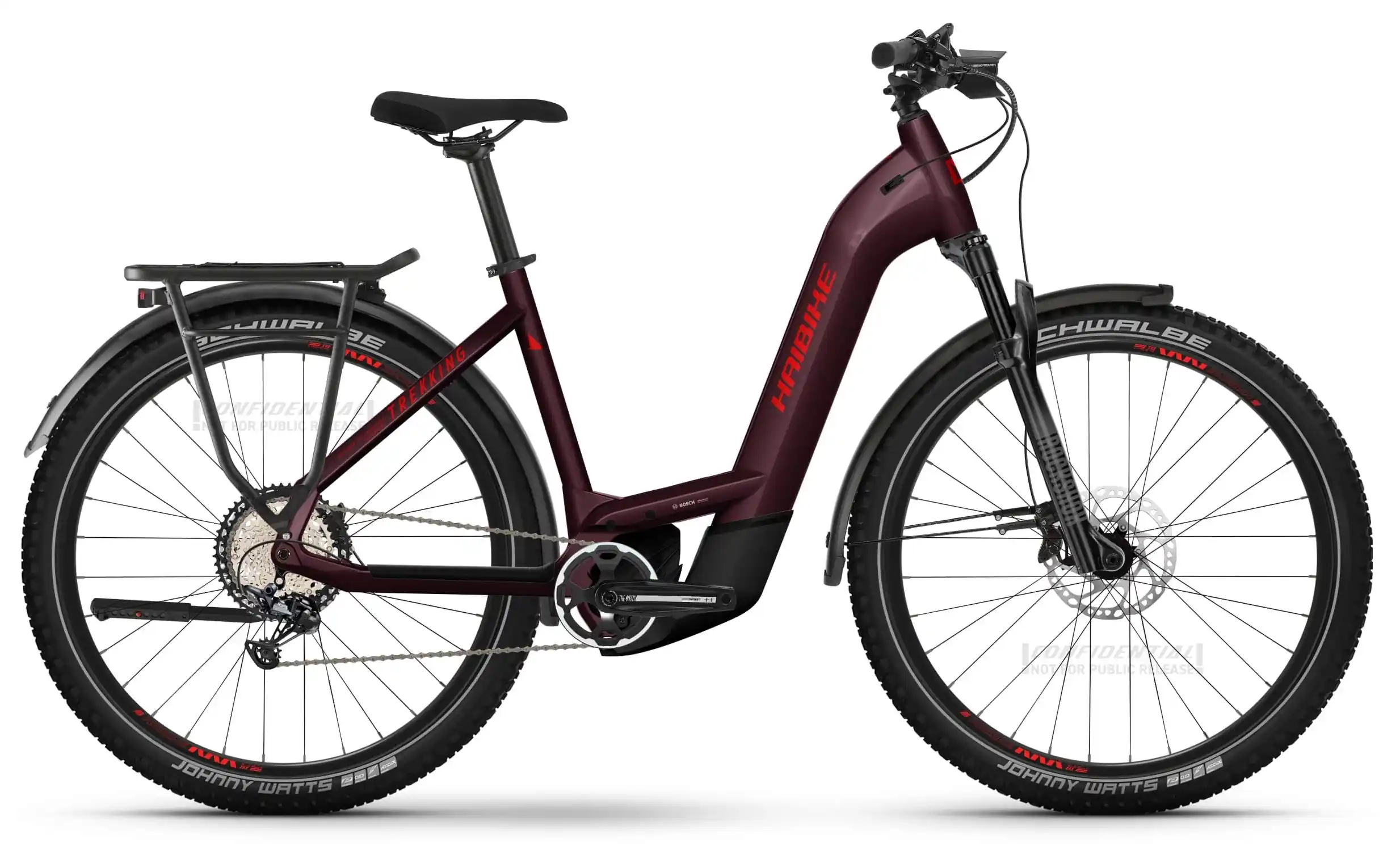 Haibike Trekking 11 sportieve elektrische fiets dames lage instap Bosch S