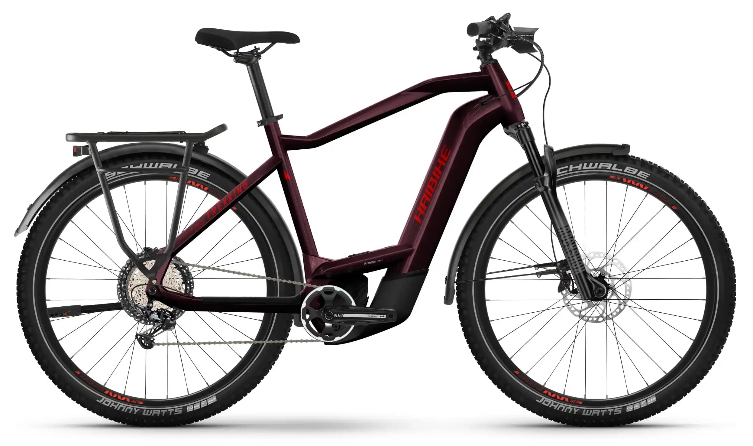 Haibike Trekking 11 High sportieve elektrische fiets heren Bosch middenmotor M