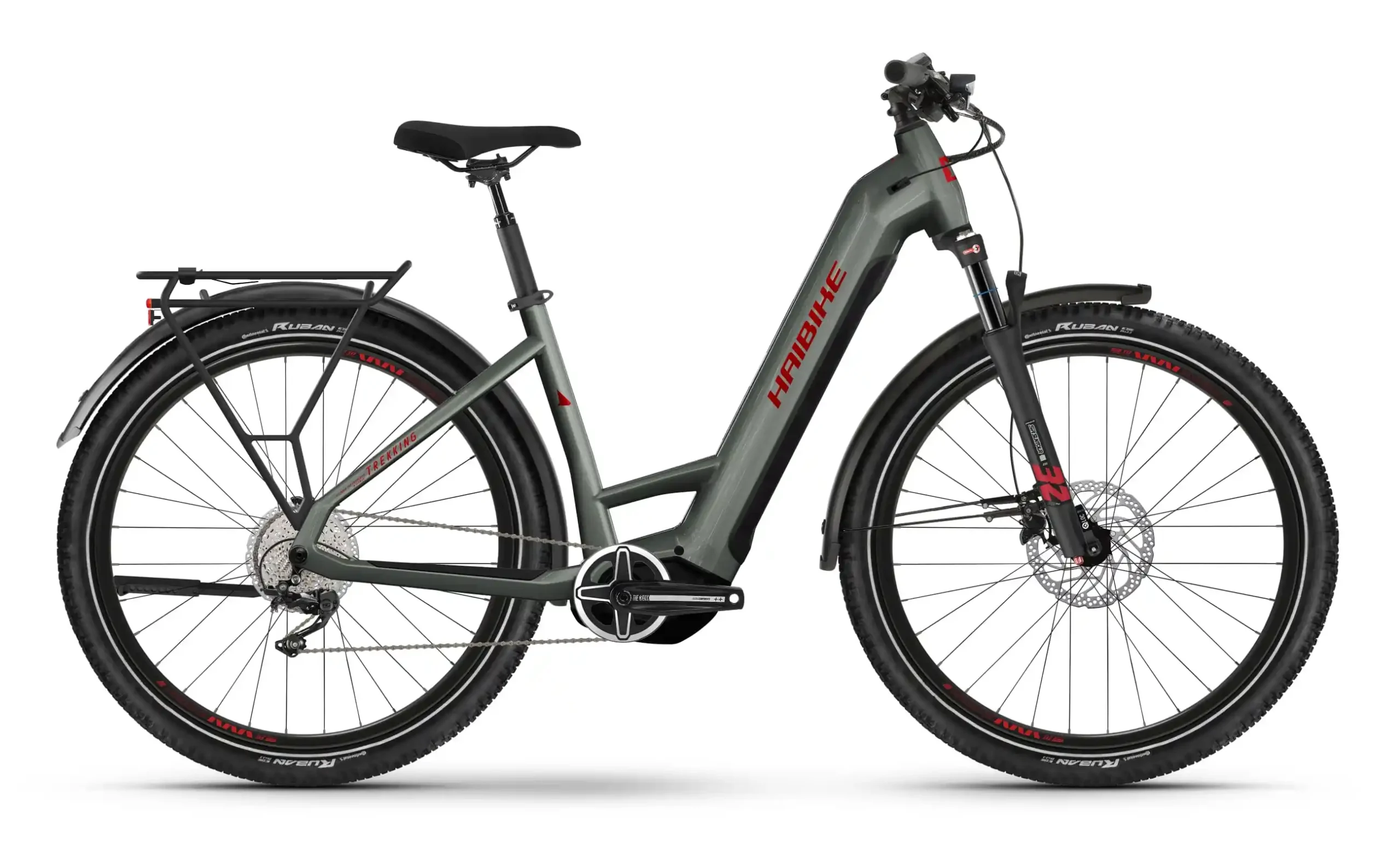 Haibike Trekking 5 sportieve elektrische fiets lage instap 27