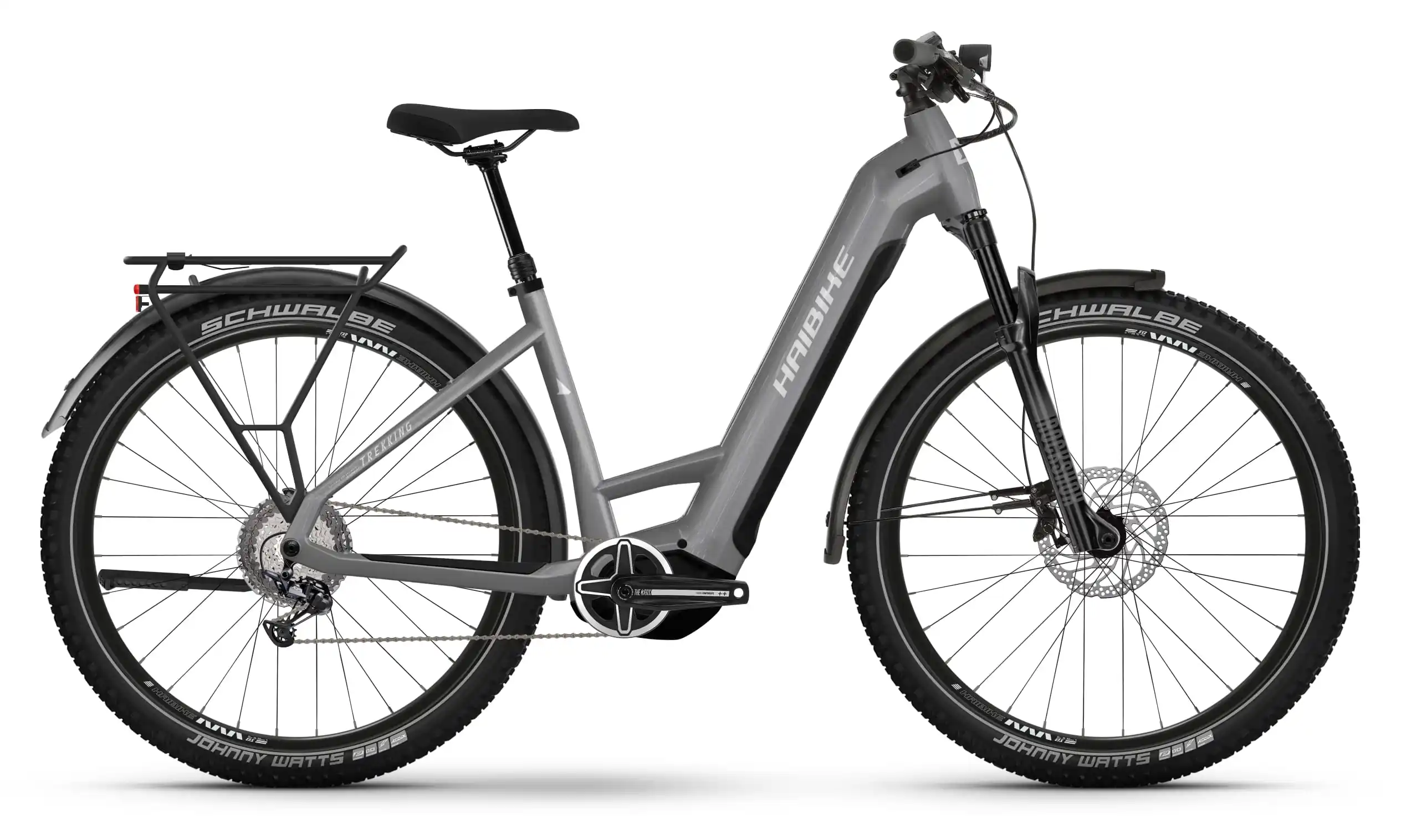 Haibike Trekking 7 sportieve elektrische fiets lage instap 27