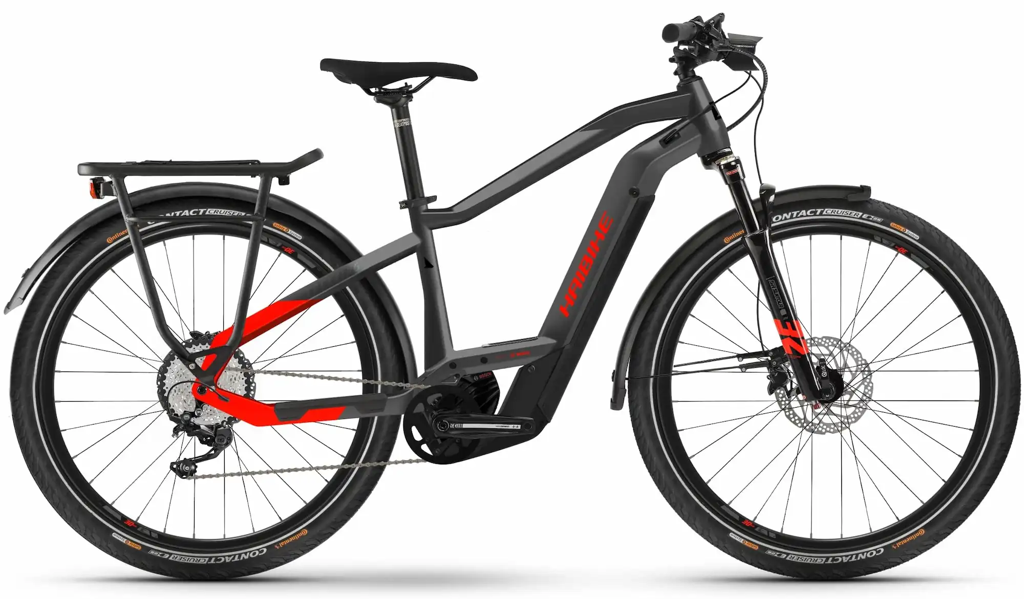 Haibike Trekking 9 Sportieve Elektrische Fiets Heren Bosch CX 27,5"58cm