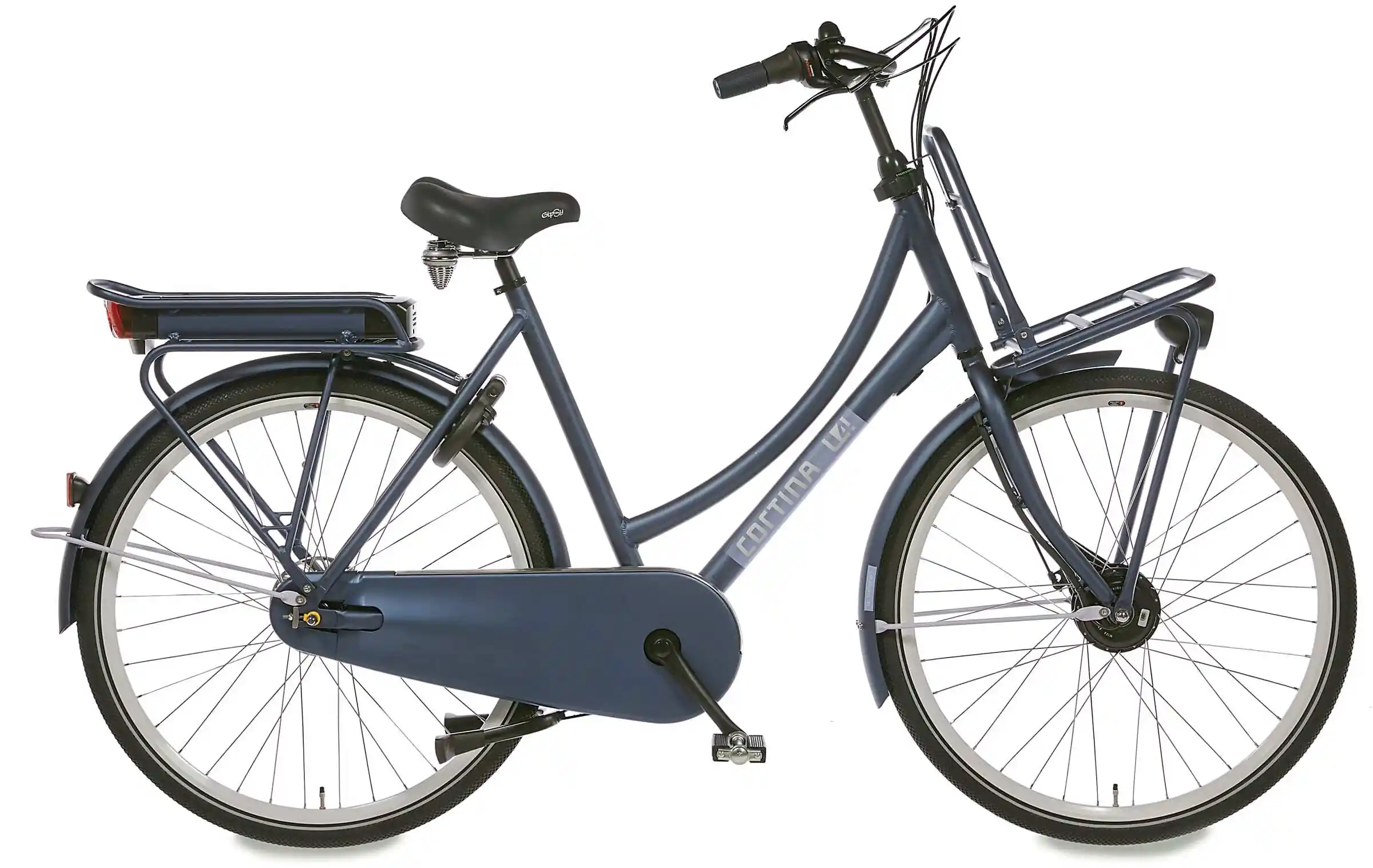 Cortina Elektrische Transportfiets EU4 T7 Donkerblauw 300Wh 57cm