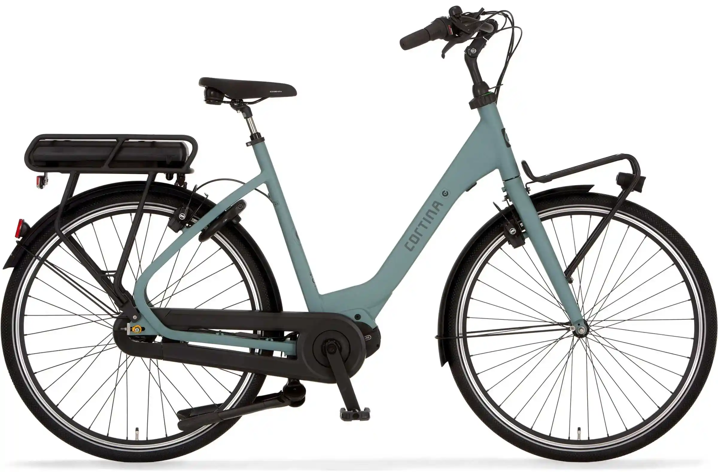 Cortina Elektrische Transportfiets Middenmotor EC Groen 600Wh M