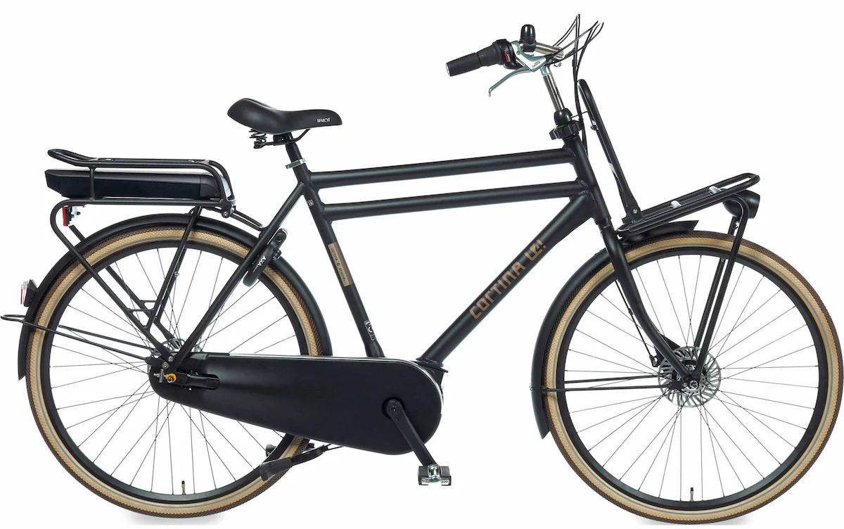 Hollandrad Elektrische herenfiets 28 inch Bosch middenmotor Cortina E-U4 400Wh 53cm