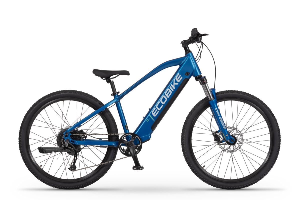 Elektrische Kinderfiets 26 Inch 36cm Frame Ecobike SX Blauw