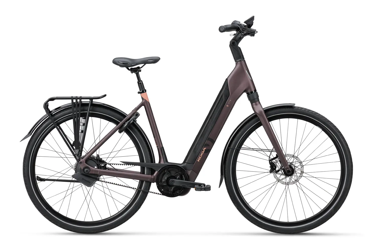 Koga Evia Pro Automatic Elektrische Damesfiets Riemaandrijving 625Wh M 53cm