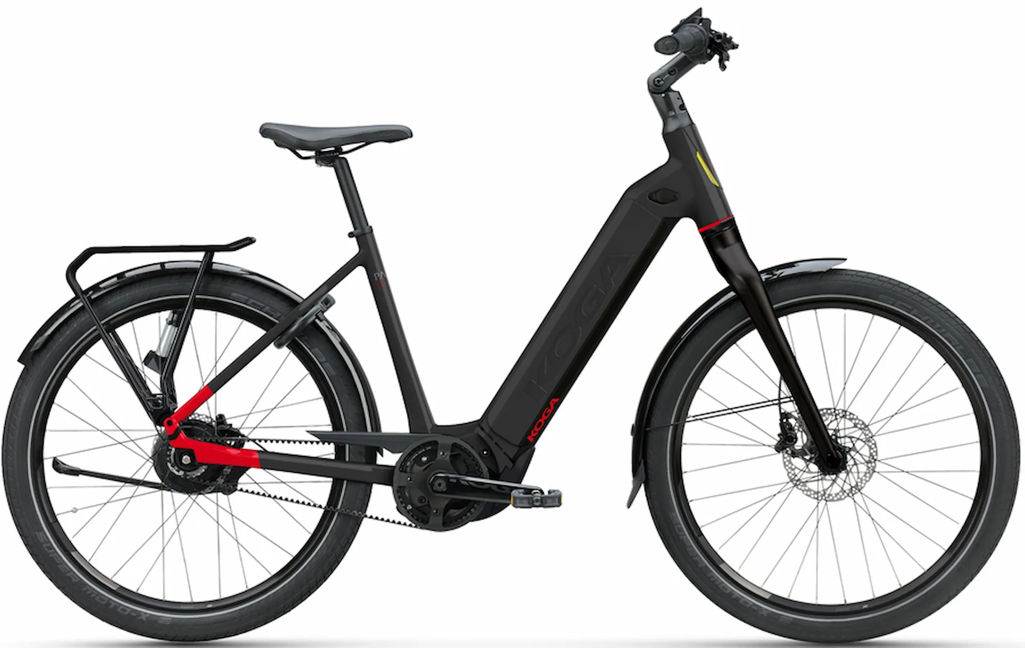 Koga PACE B10 Elektrische damesfiets lage instap Riemen Bosch CX Smart M