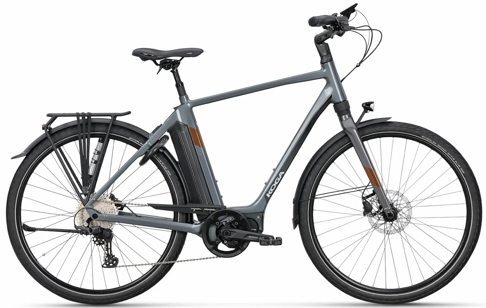 Koga VECTRO S10 2023 Sportieve Elektrische Fiets Heren Grijs 630Wh XXL 62cm