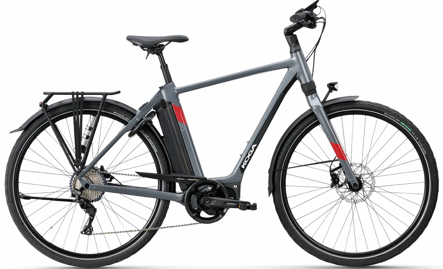 Koga VECTRO S20 2023 Sportieve Elektrische Fiets Heren Grijs 630Wh L 56cm