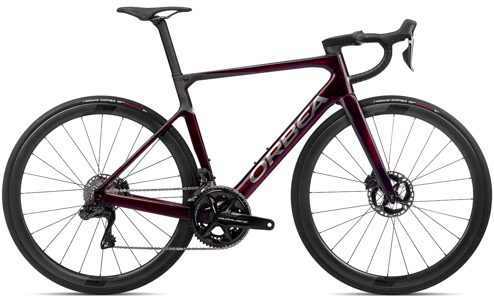 Orbea Orca M10iLTD PWR 2023 racefiets Carbon rood 60cm