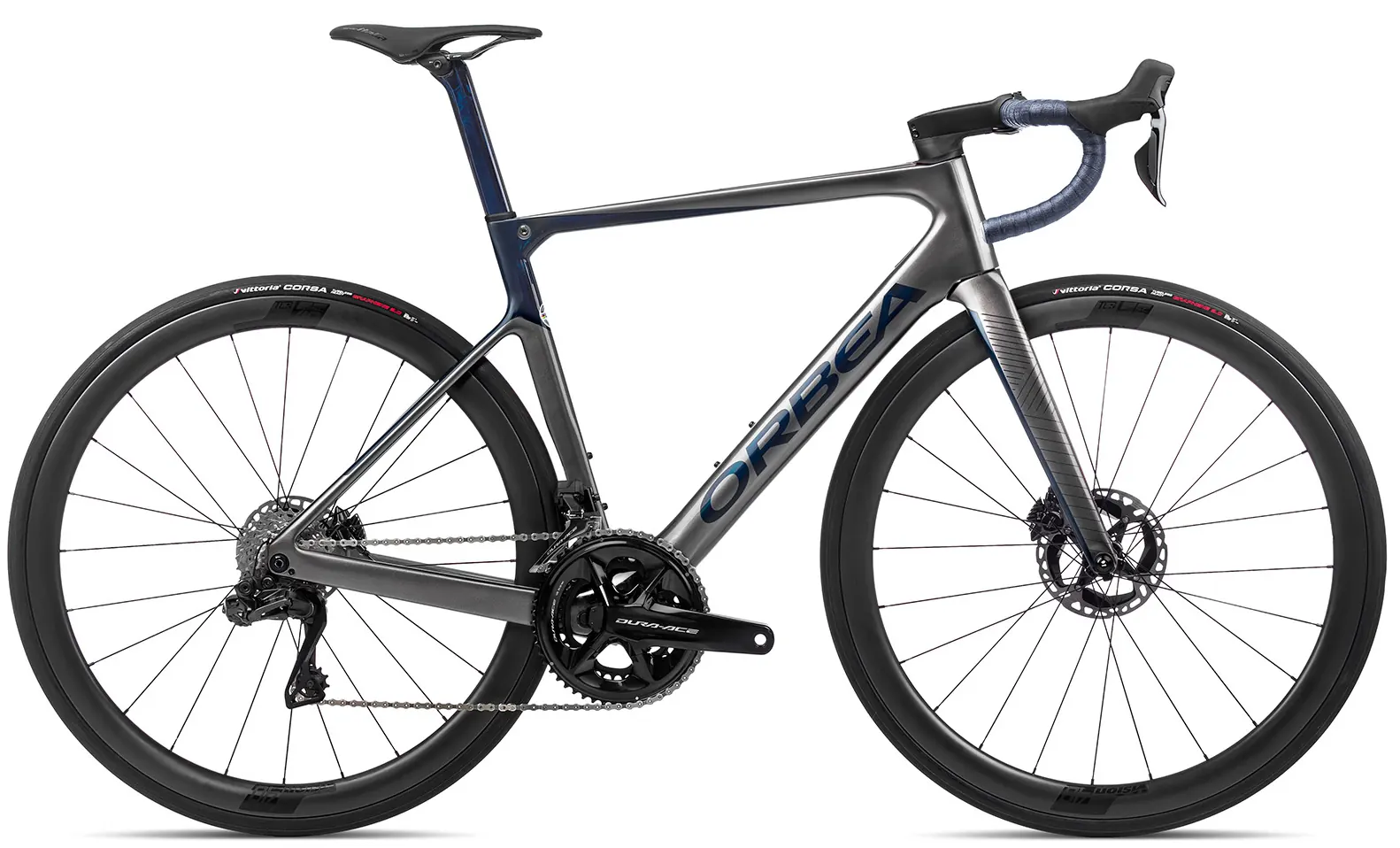 Orbea Orca M10iLTD PWR 2023 racefiets Carbon zilver 53cm