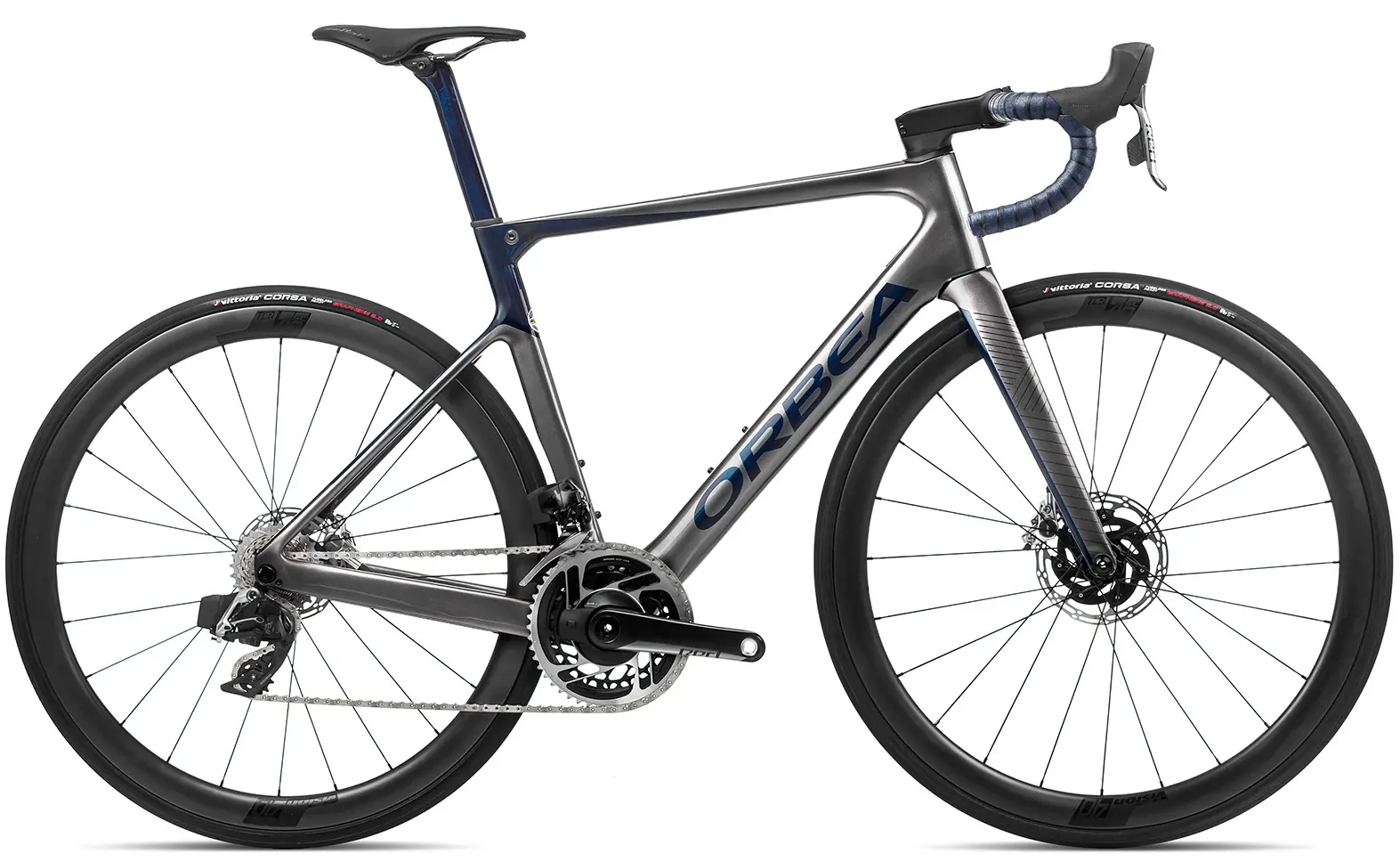 Orbea Orca M11eLTD PWR 2023 racefiets Carbon zilver 51cm