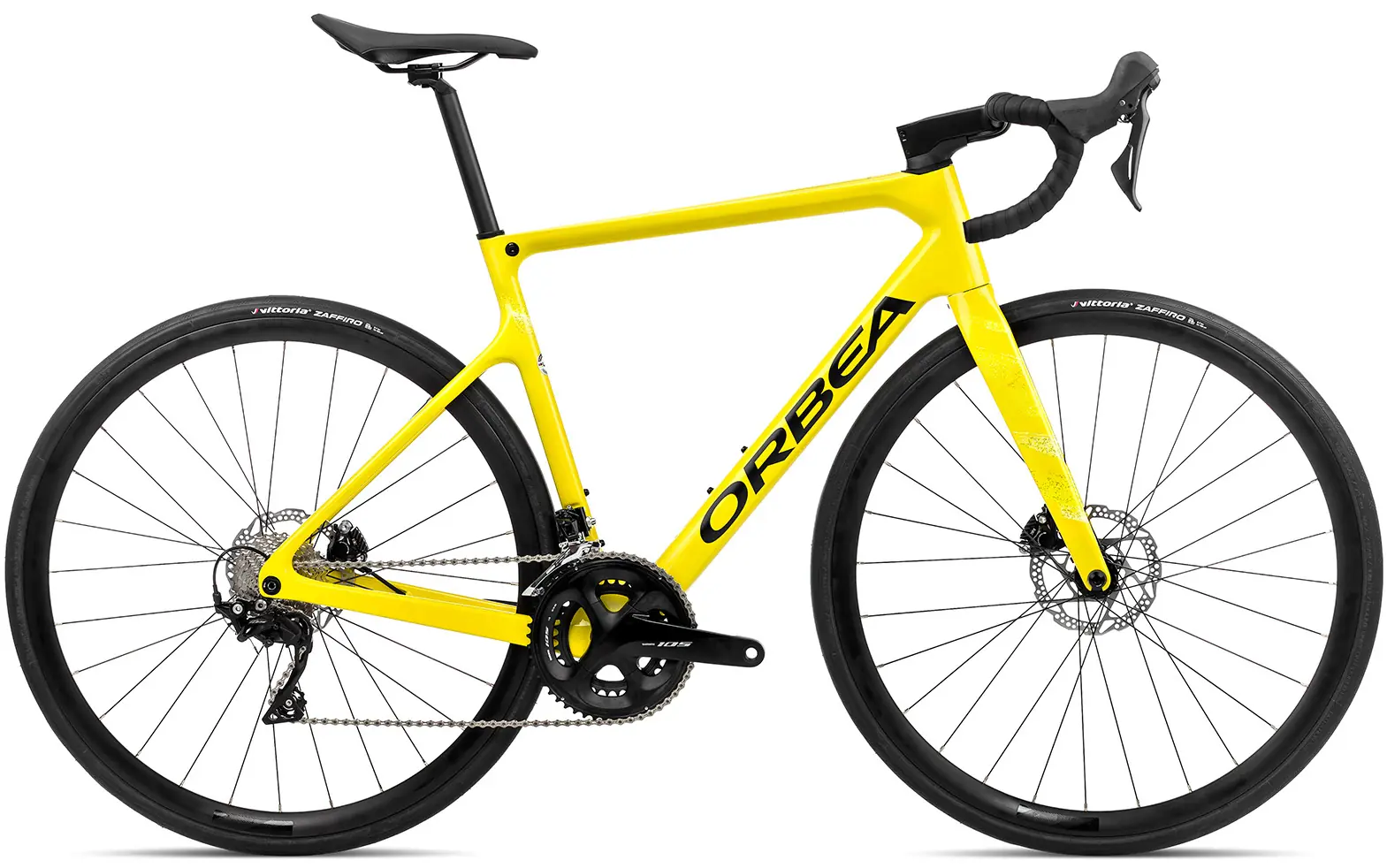 Orbea Orca M30 2023 racefiets Carbon geel 57cm