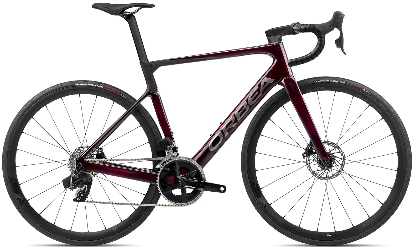 Orbea Orca M31eLTD 2023 racefiets Carbon rood 47cm