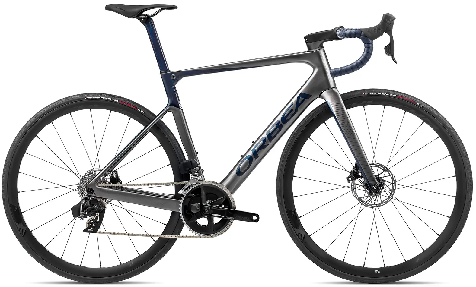 Orbea Orca M31eLTD 2023 racefiets Carbon zilver 53cm